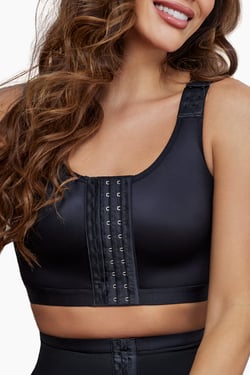 Post Surgical Bra BRAEEZ - Black / 2XL