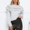 Frosted Radiance Sweater Grey