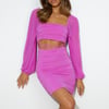 Long Flight Dress Purple