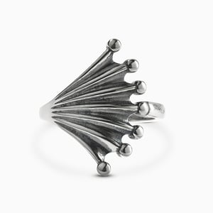 Jeulia "Dragon Wing" Sterling Silver Ring