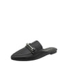 DREAM PAIRS Buckle Pointed Toe Flat Mules