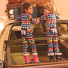 Kids Navy Fair Isle Onesie