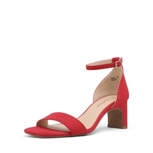 DREAM PAIRS Square Toe Chunky Heel Sandals