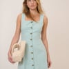 Mint Green Rosie Mini Shift Dress
