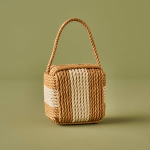 Elena Woven Cube Decorative Door Stopper