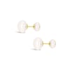 Duo Power Pearl Stud Earrings