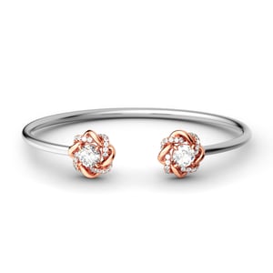 Jeulia Knot of Love Bangle