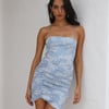 Beach Run Mini Dress Blue