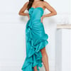 Bloomside Dreams Strapless Maxi Dress Jade