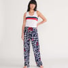 Nautical Anchor Women's Pajama Tank