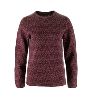 Fjallraven Womens Snow Round Neck Sweater Port