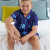 Ashley Boys Turtle Print Shorty Set - 2-3