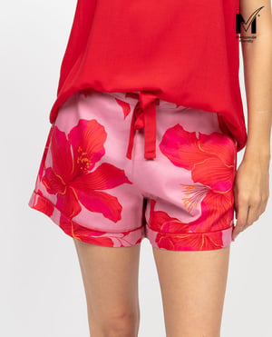 Pippa Womens Floral Print Shorts - 6
