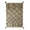Berber Knotted Chain Rug Ivory/Multi - 120x170cm