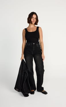 Briggs Jeans (Black Faded) - US 0 / Average