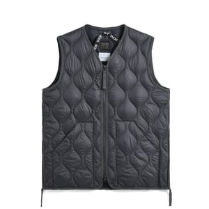 Taion Military V-Neck W-Zip Down Vest Soft Shell Dark Navy