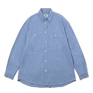 Kappy 2 Pocket Denim Shirt Light Blue