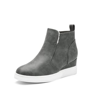 DREAM PAIRS Hidden Heel Platform Wedge Booties
