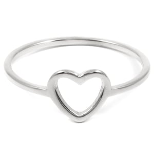 Heart Ring Silver