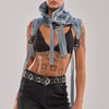 AKIRA No Show Jacket Collar
