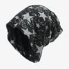 Street Double-Layer Five-Pointed Star Pullover Hat - Black / ONE SIZE