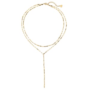 Layered Y Chain Necklace Waterproof