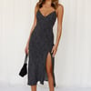 She Could Never Midi Dress Black