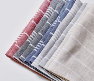 Multiple Stripe Placemat - Blue