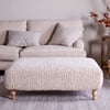 nkuku Otas Teddy Ottoman | Seating | One Size | Off White