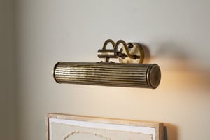 nkuku Tinje Picture Wall Light | Lights | One Size | Antique Brass
