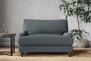 nkuku Marri Love Seat | Make To Order | Brera Linen Dusk | No Colour