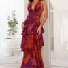 Nightfall Seduction Maxi Dress Purple