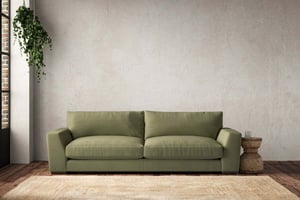 nkuku Guddu Sofa | Make To Order | Grand | Brera Linen Sage