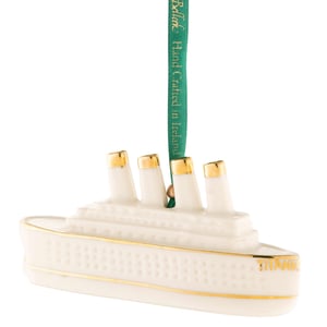 Belleek Classic Titanic Ornament - Extra 25% off with LC25