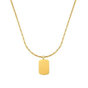 Hexagon Cobra Chain Necklace Waterproof