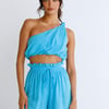 Heart Talkin Crop Blue