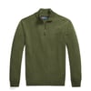 Polo Ralph Lauren Wool Half Zip Pullover Classic Olive Heather