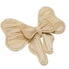 Bow Tie Handwoven Iraca Napkin Ring - Solid Color (one solid color) / Soft Pink