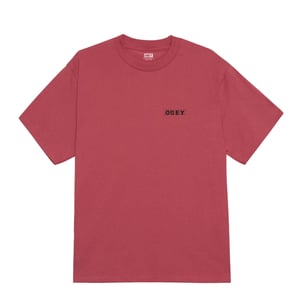 Obey Scribble S/S Tee Mineral Red