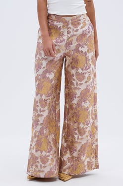 AKIRA Slow Motion Brocade Trouser Pants | Size XL