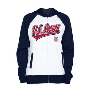 Women's New Era USWNT Raglan Full Zip Hoodie / 2X