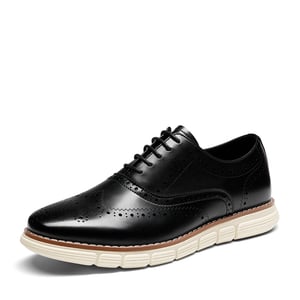 DREAM PAIRS  CrossFlex NeatPolish   Men s Wingtip Oxford Dress Sneakers