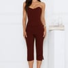 Gisele Capri Pants Bitter Chocolate