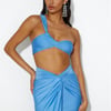 Ready For Goss Crop Top Blue