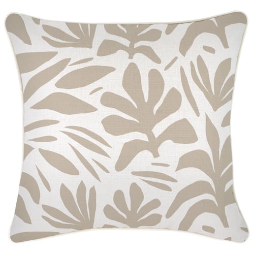 Cushion Cover-With Piping-Tahiti Beige-45cm x 45cm