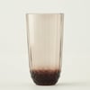 Colore Crystal Cut Highball Glass - Brown