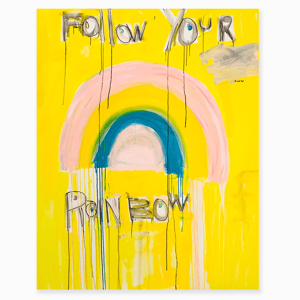 Follow Your Rainbow Original Painting by Kerri Rosenthal