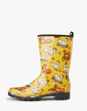 Women's Waterproof Mid-Calf Rain Boots