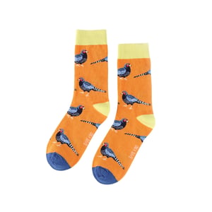 Save the Pheasant Bamboo Socks | UK Adult 7-11