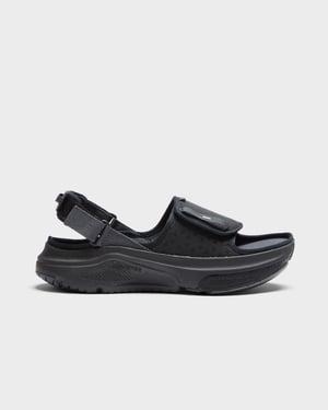 AERIO Women's Sandal-Slide Hybrid - Black / 12